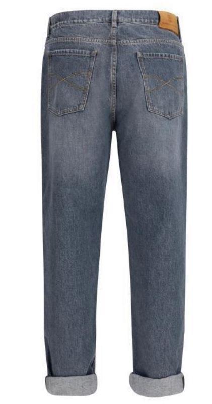 Brunello Cucinelli Medium Gray Denim Jeans Men’s