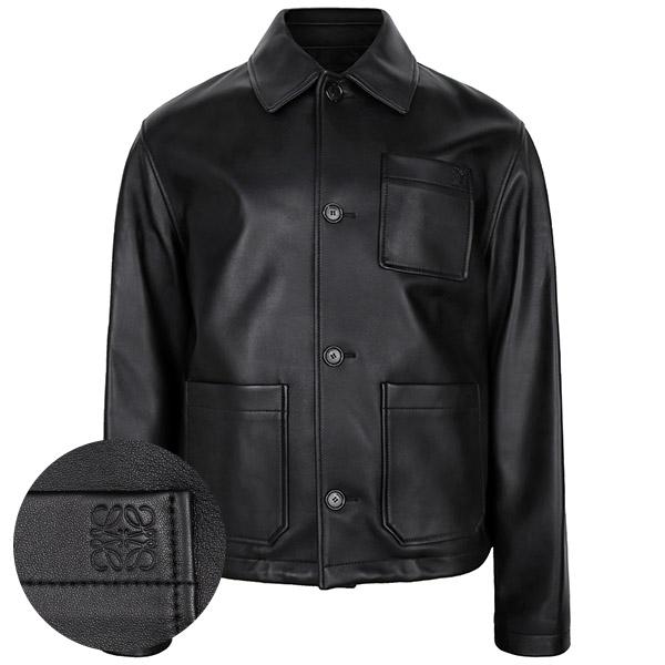 LOEWE Black Nappa Workwear Jacket H526 Y34 L86 1100