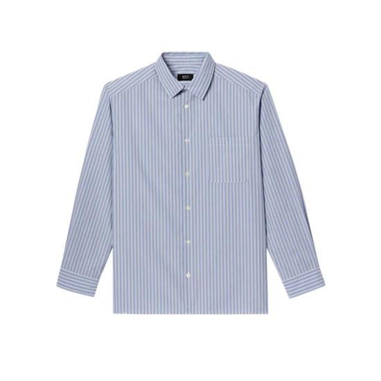 A.P.C. Chemise Malo Long Sleeve Shirt COHJJ H12532 IAB