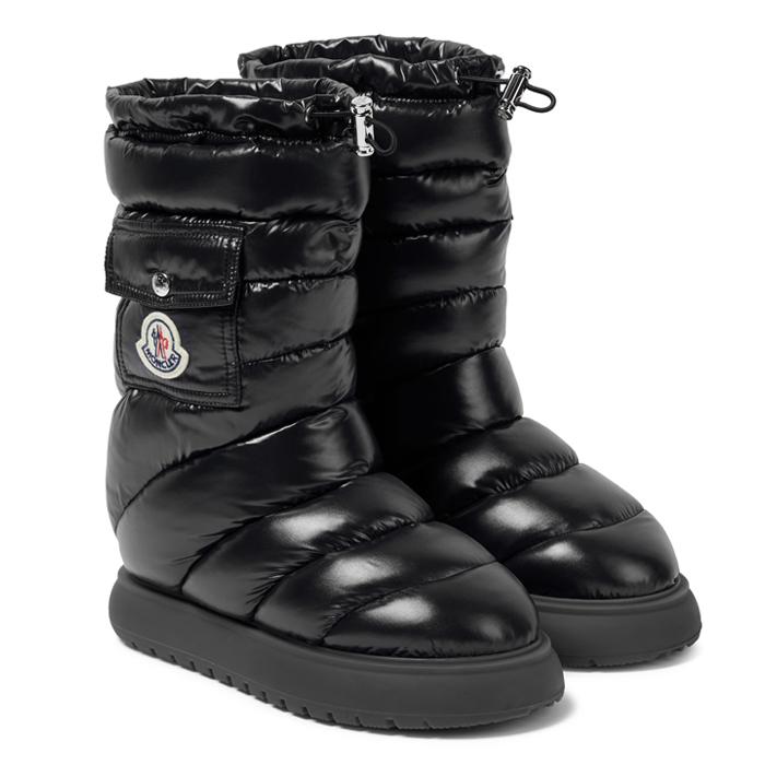 Moncler Black Gaia Down Mid Boots 4H00020 M2707 999