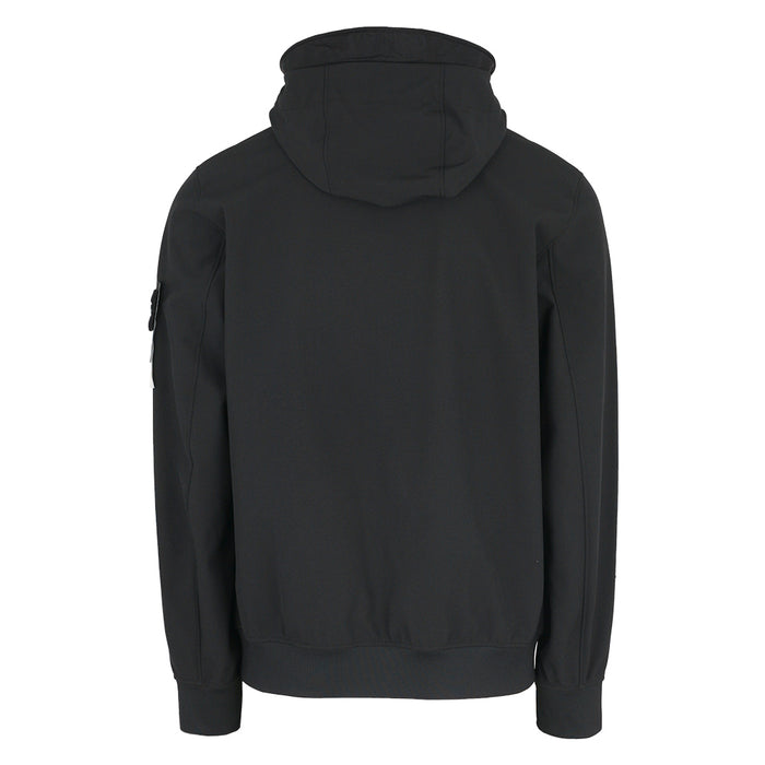 STONE ISLAND Soft Shell Fleece-Lined Jacket Black Men’s