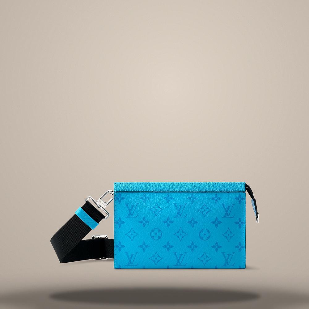 Louis Vuitton Gaston Wearable Wallet Tropical Blue Card Holder M27647
