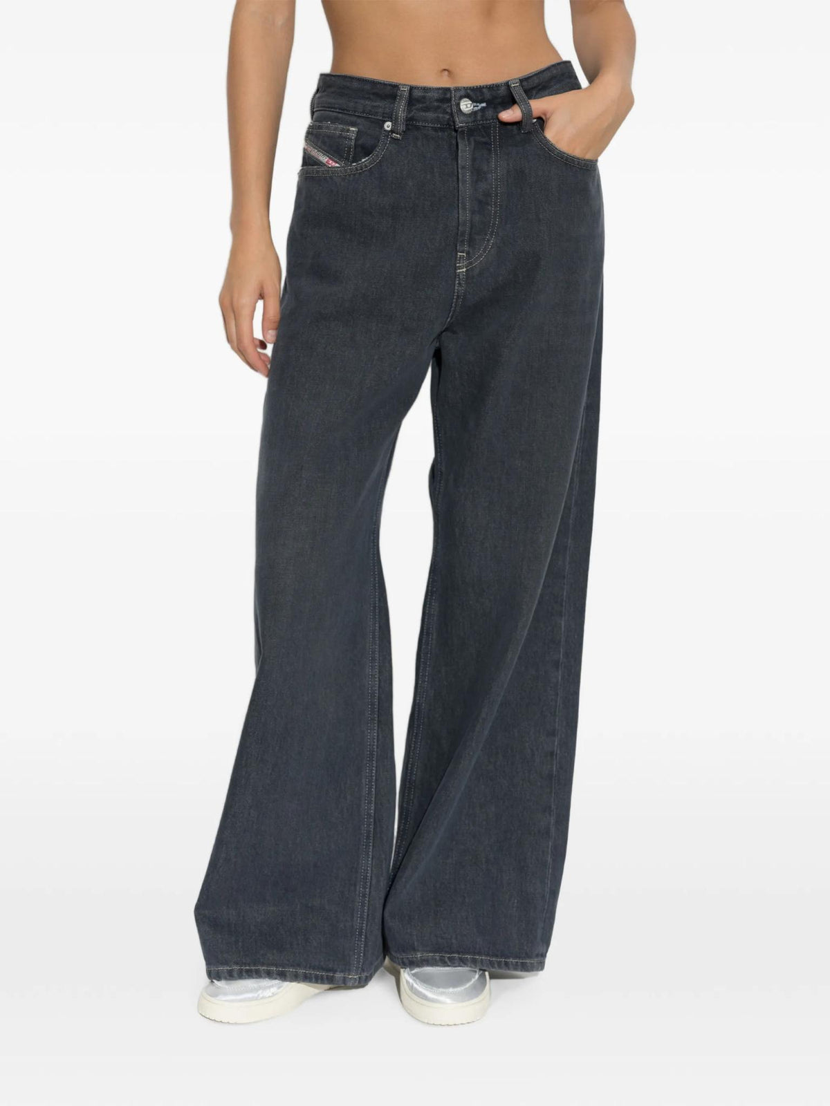 DIESEL Black High-Rise Skinny Denim Jeans