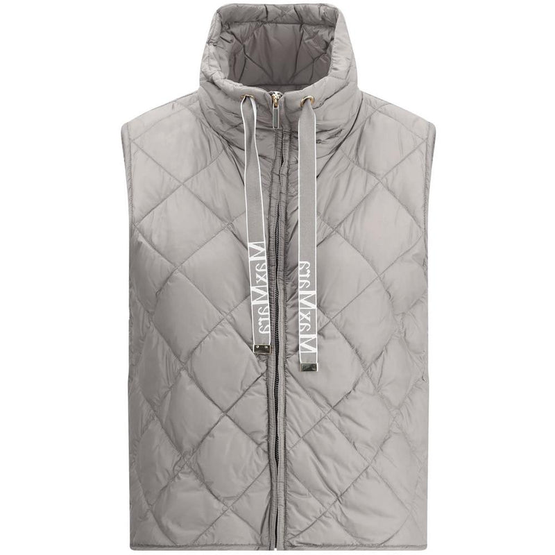 Max Mara Grey TREGIC Puffer Vest 2519291044 045