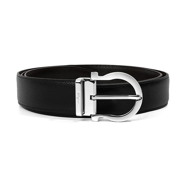 Ferragamo Leather Reversible Men’s Belt Black/Brown