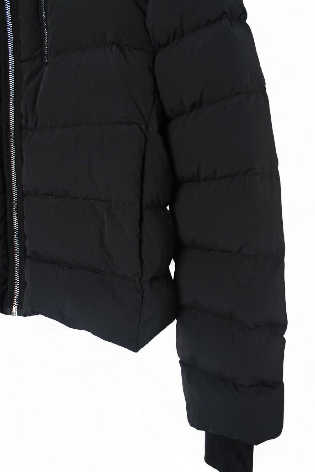 Rick Owens Gimp Goose Down Jacket Black Matte Nylon