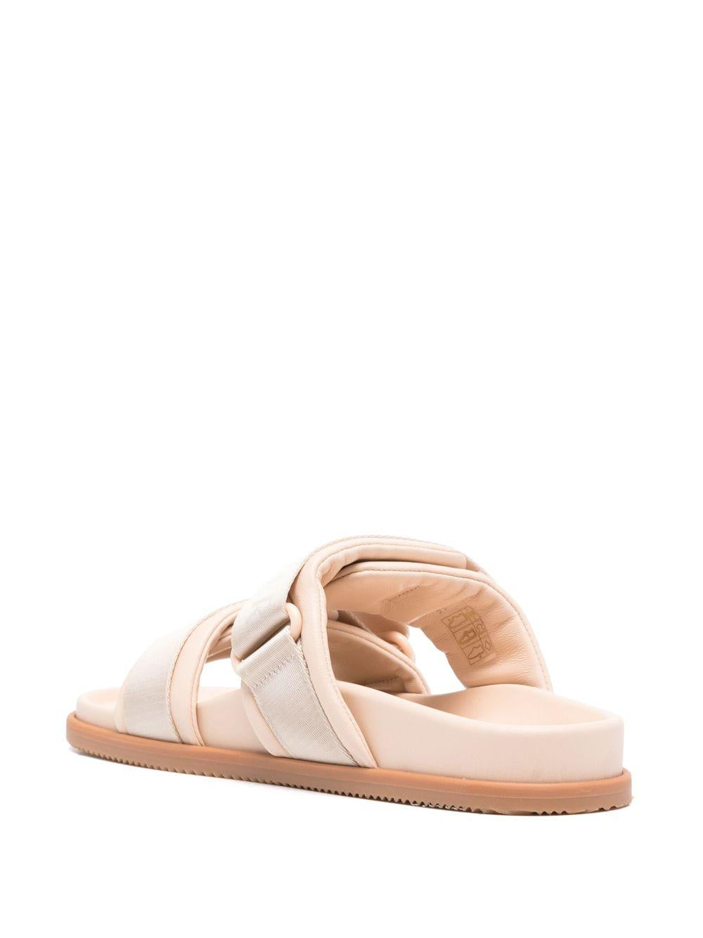 Moncler Leather Platform Sandals Black Women’s