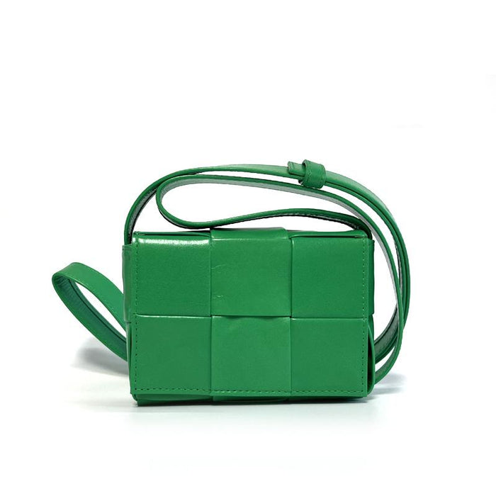 Bottega Veneta Parakeet Green Mini Candy Cassette Shoulder Bag
