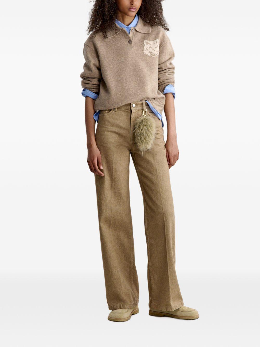 Maison Kitsune Wool Knit Cardigan