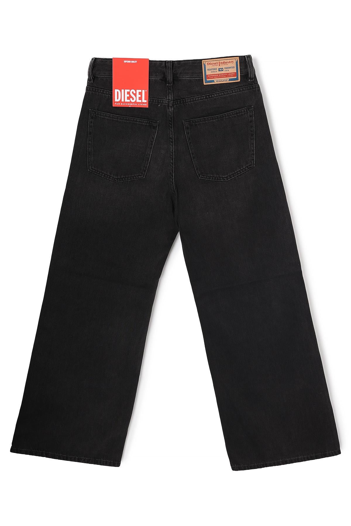 DIESEL 1996 DSIRE Black Loose Wide Leg Denim Jeans Unisex