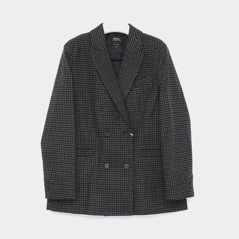 A.P.C. Lucy Double-Breasted Wool-Blend Women’s Jacket