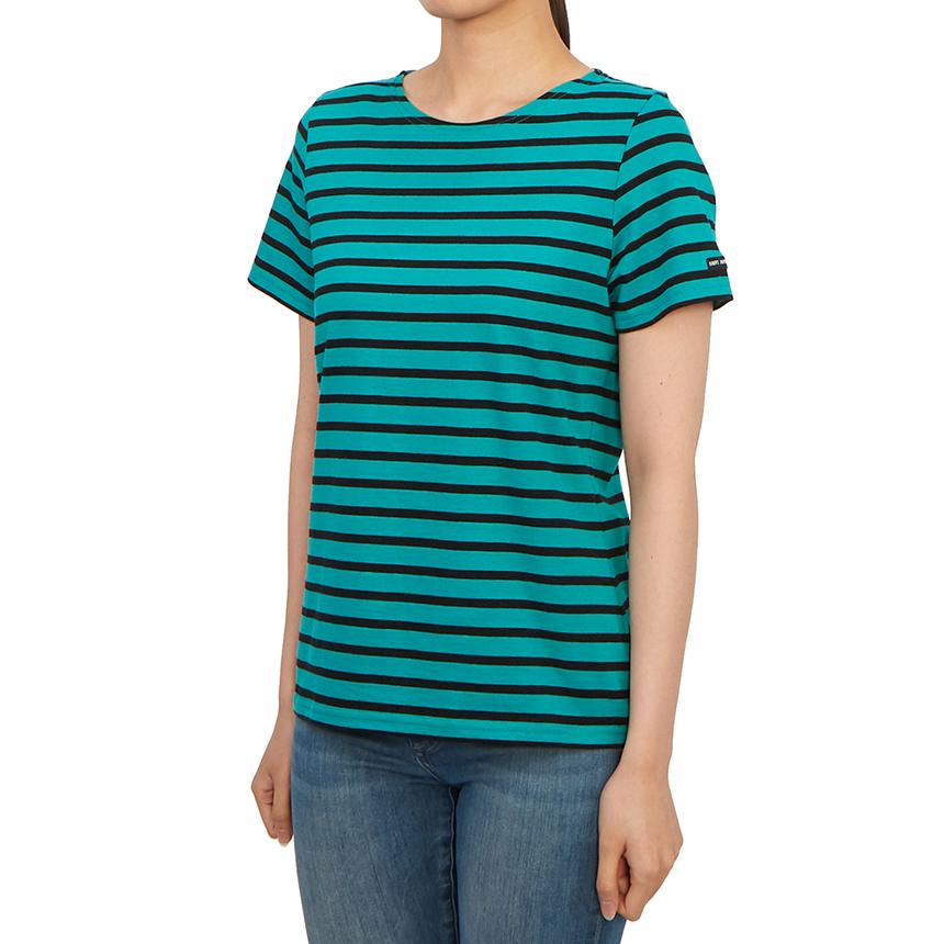 Saint James Etrille Women’s Short Sleeve T-Shirt Absinthe Noir
