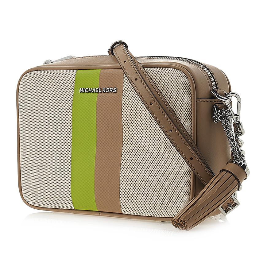 Michael Kors Stripe Detail Camera Bag Crossbody for Women