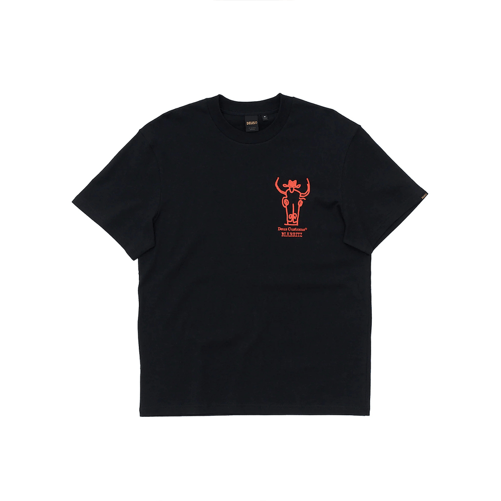 Deus Ex Machina Showdown Short Sleeve T-Shirt for Men Black DMP251947D BLK
