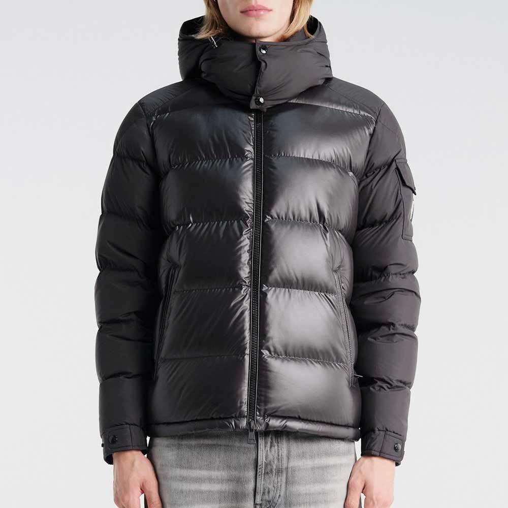 Moncler Maya Hooded Short Down Jacket Black Men