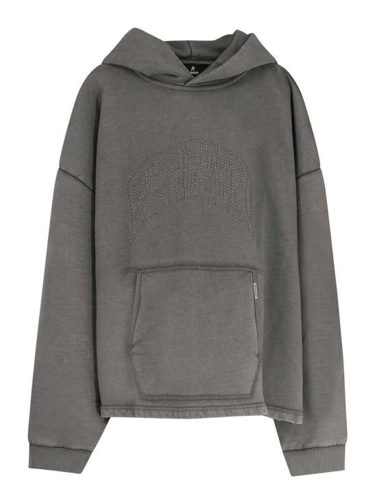REPRESENT Black Pullover Hoodie Women’s Cotton Sweatshirt MLM10043704