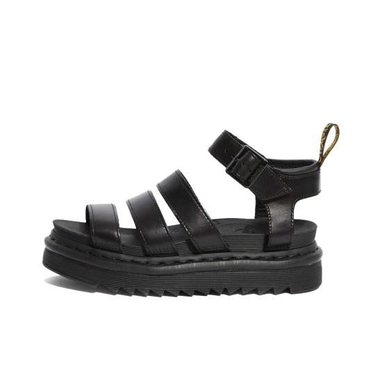 Dr.Martens Leather Sandals Women’s Black Slide Sandals 24191001 DOM