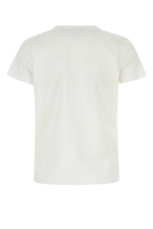 A.P.C. Item Logo Short Sleeve T-Shirt White Cotton Women COFBTF26012 AAB