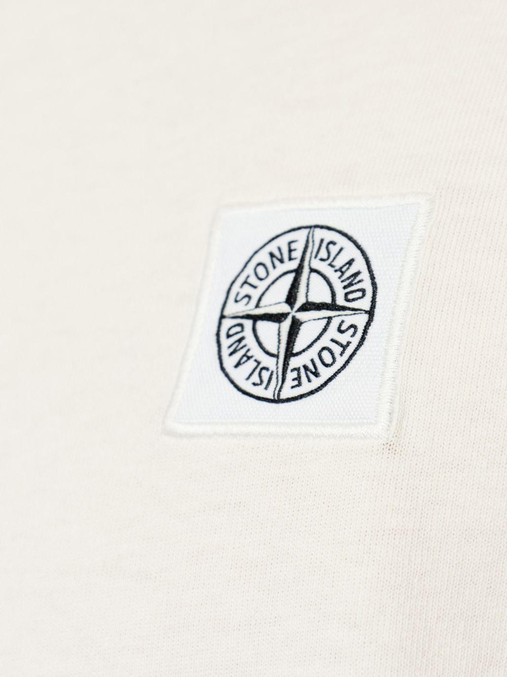 STONE ISLAND Short Sleeve Cotton T-Shirt Navy Men's