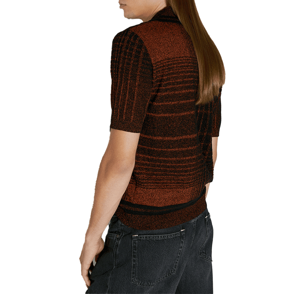 Vivienne Westwood Checked Short Sleeve Polo Knit Sweater for Men
