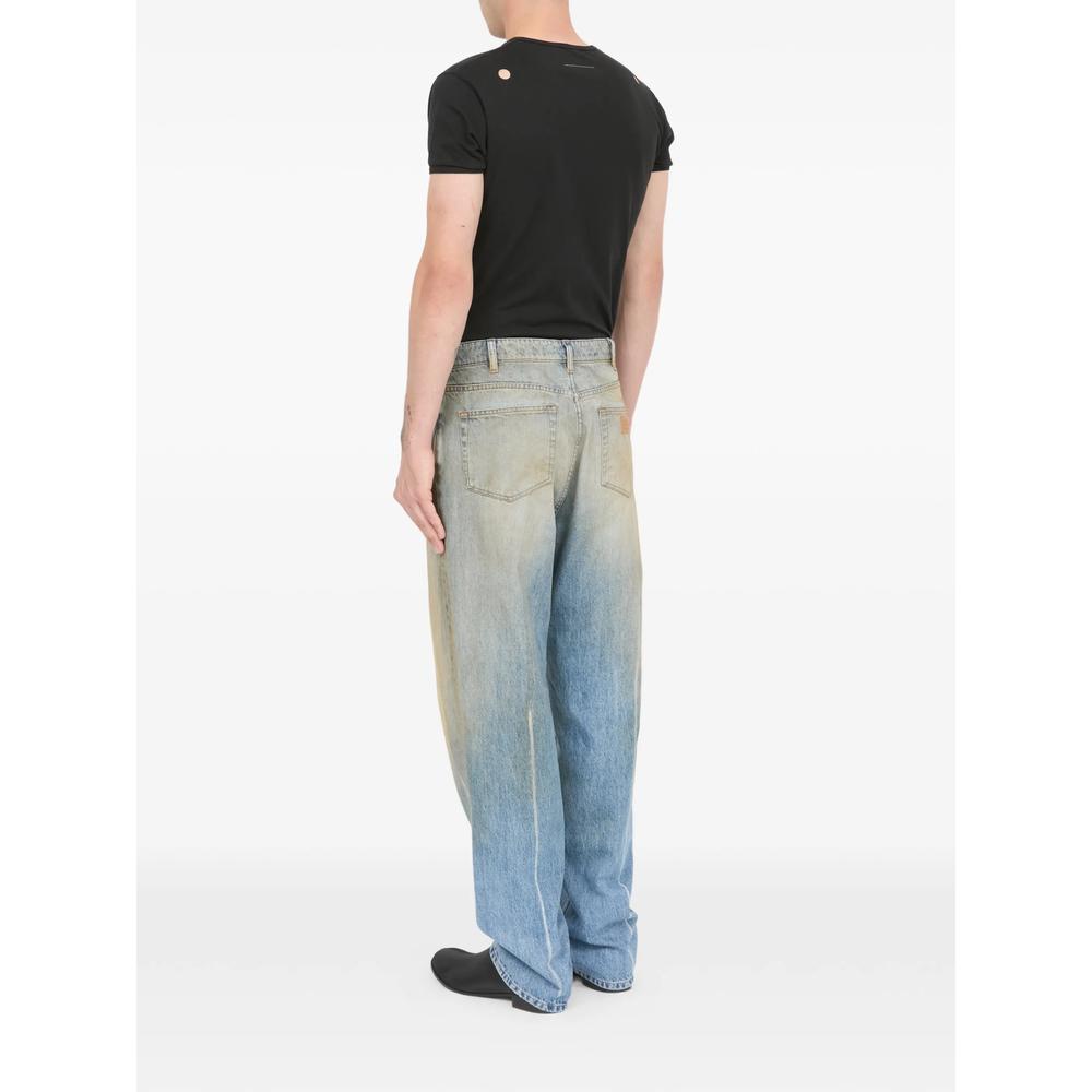 Maison Margiela Gray Cotton Straight-Leg Denim Jeans Men