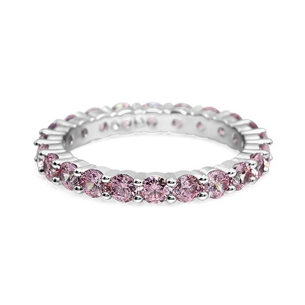 Swarovski Silver Tone Crystal Ring for Women 5658856 Matrix 55