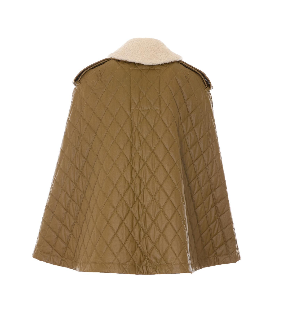 BURBERRY Cape Wool Blend Vest Coat