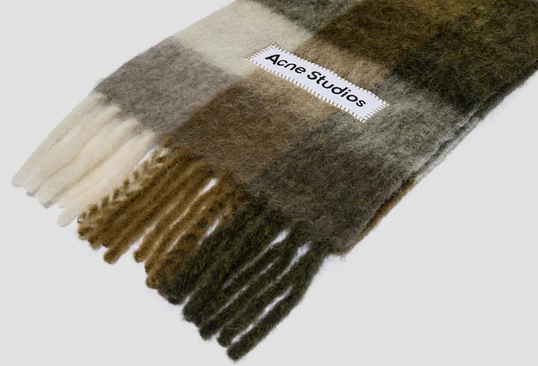 Acne Studios Vallie Alpaca Wool Scarf Muffler