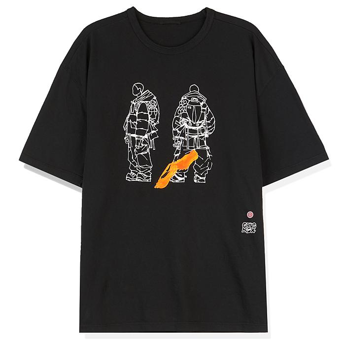 Ten C Short Sleeve Crewneck Cotton T-Shirt 22CTCUH02094 A06338