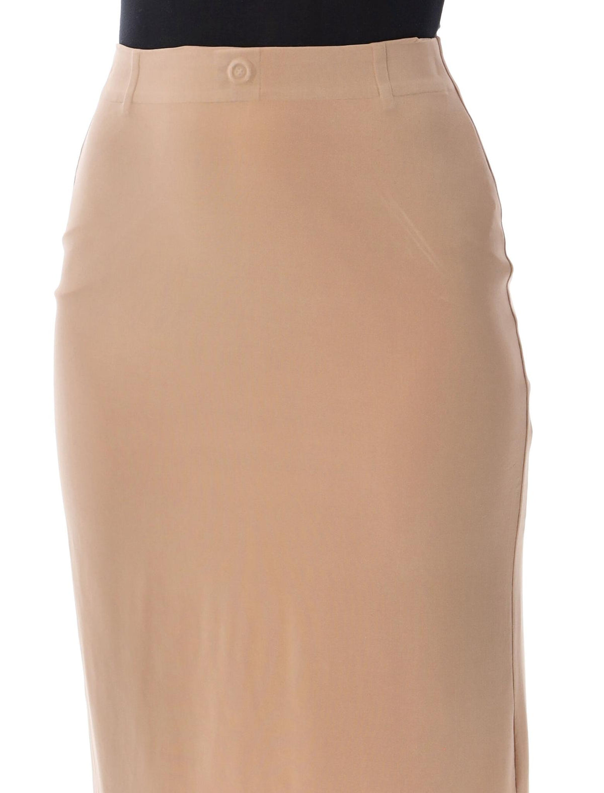 Maison Margiela Black Wool Blend Midi Skirt