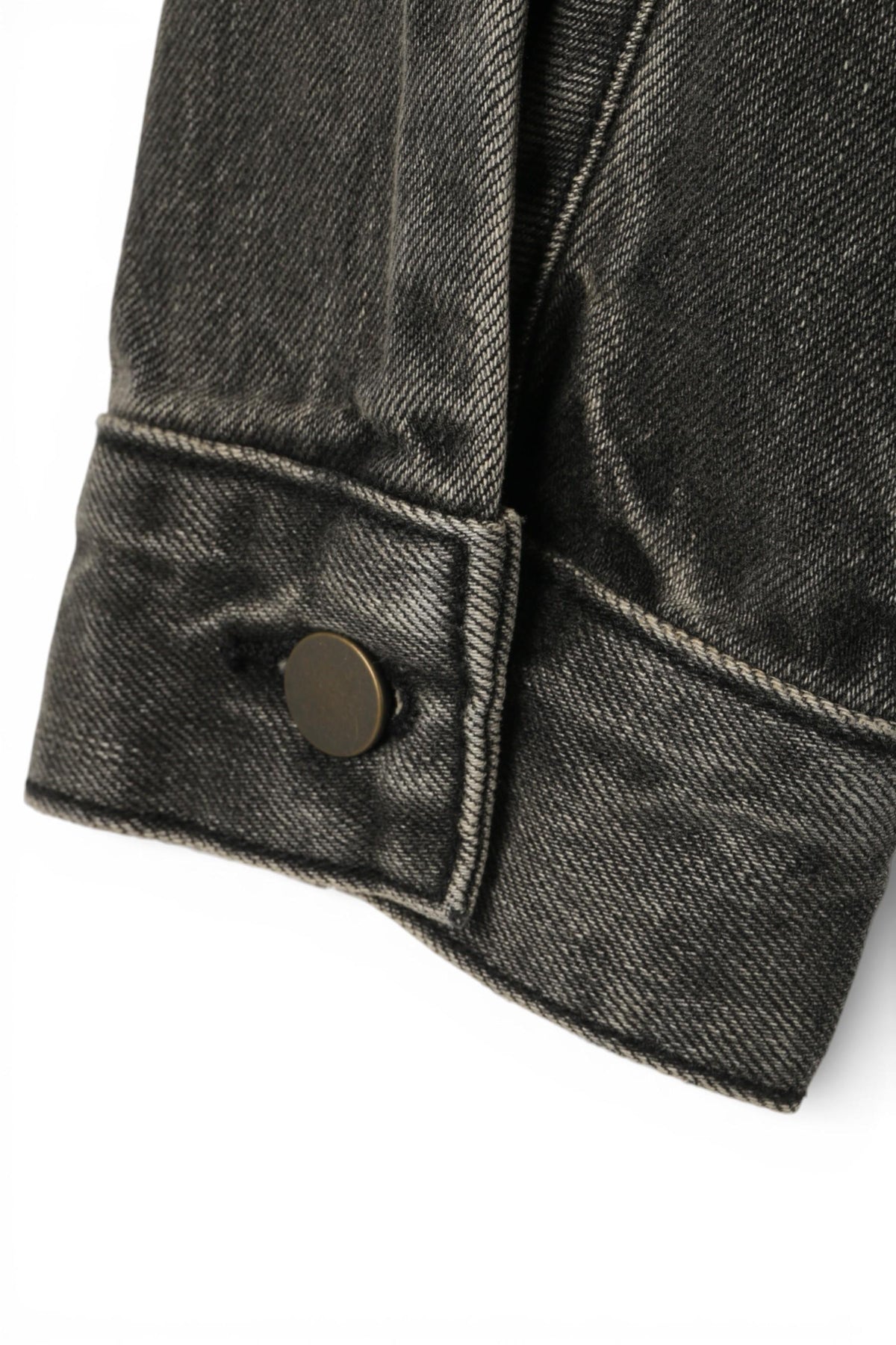 Fear of God Essential Vintage Black Denim Trucker Jacket 202BT244270F