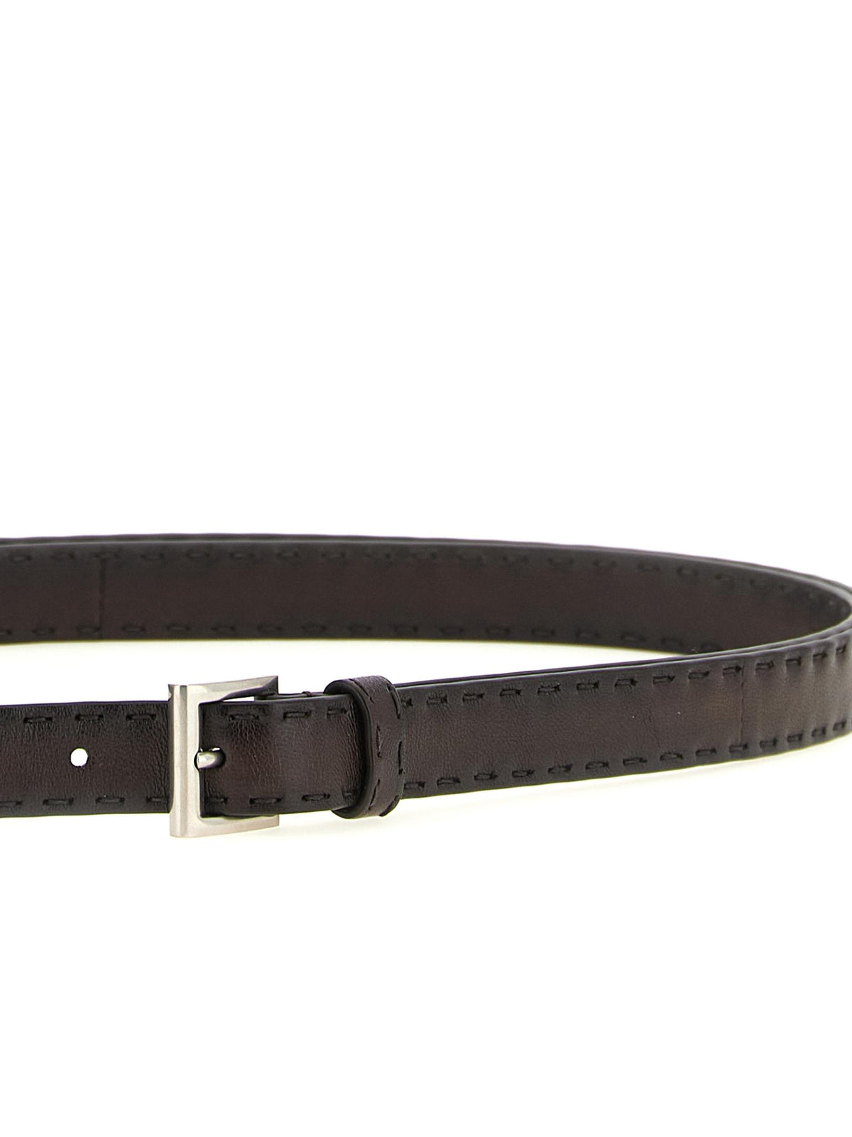 PRADA Black Saffiano Leather Belt