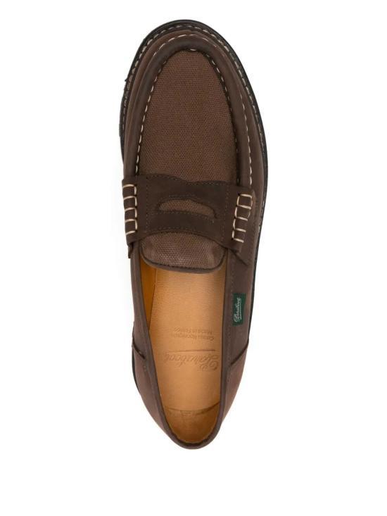 PARABOOT Leather Loafer GRINGO DOM Black Men's Shoes