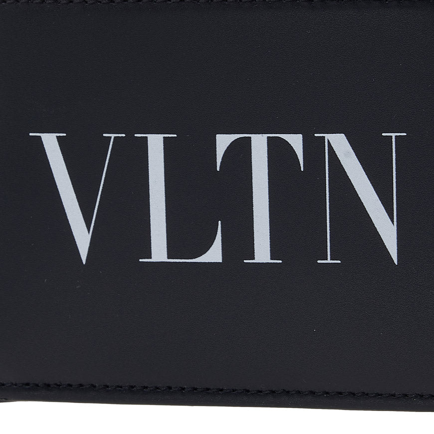 VALENTINO Garavani VLTN Logo Men’s Leather Bifold Wallet Blac 2Y2P0T56 LVN 0NI 1