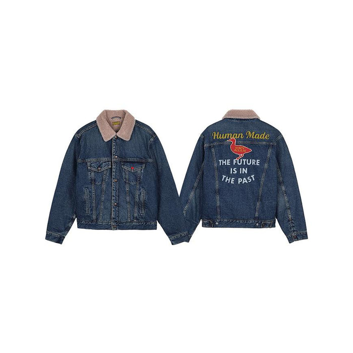 Humanmade Men’s Boa Lined Denim Jacket HM30JK004 INDIGO