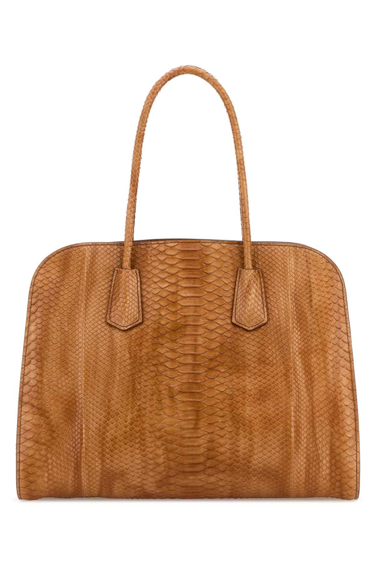 PRADA Black Leather Tote Bag