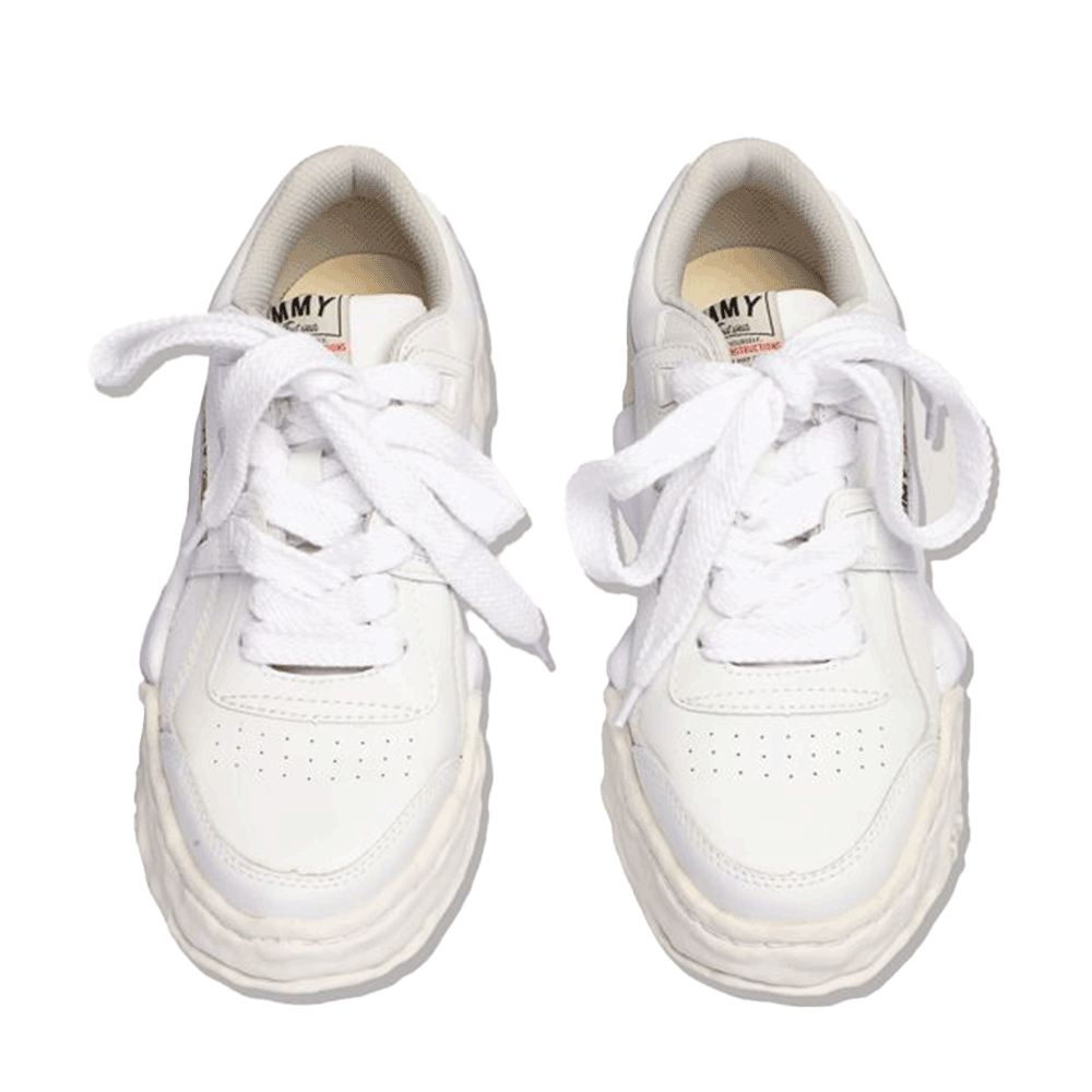 Maison Mihara Yasuhiro Parker Leather Low-Top Unisex Sneakers A08FW702 WHIT