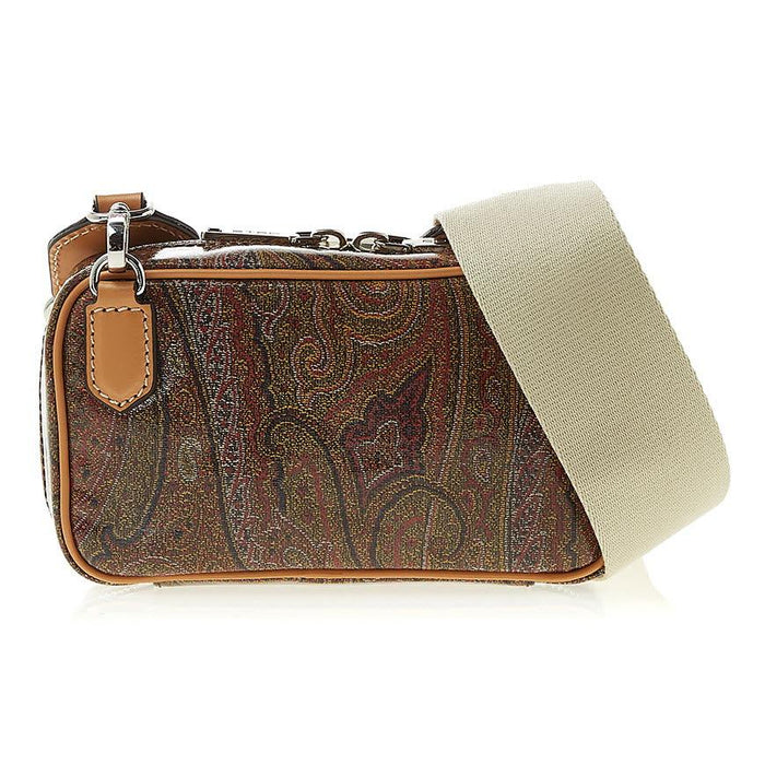 Etro Paisley Leather Shoulder Bag for Women