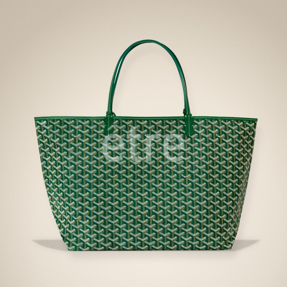 GOYARD Saint Louis GM Green Tote Bag for Women