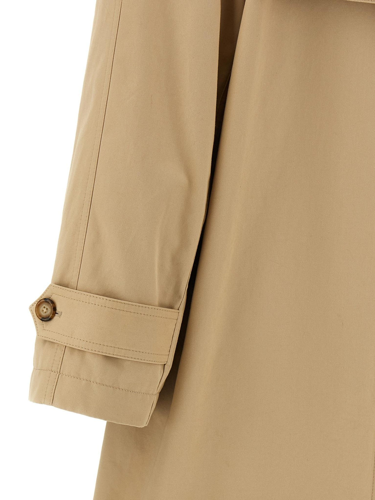 Maison Margiela Beige Cotton Blend Trench Coat