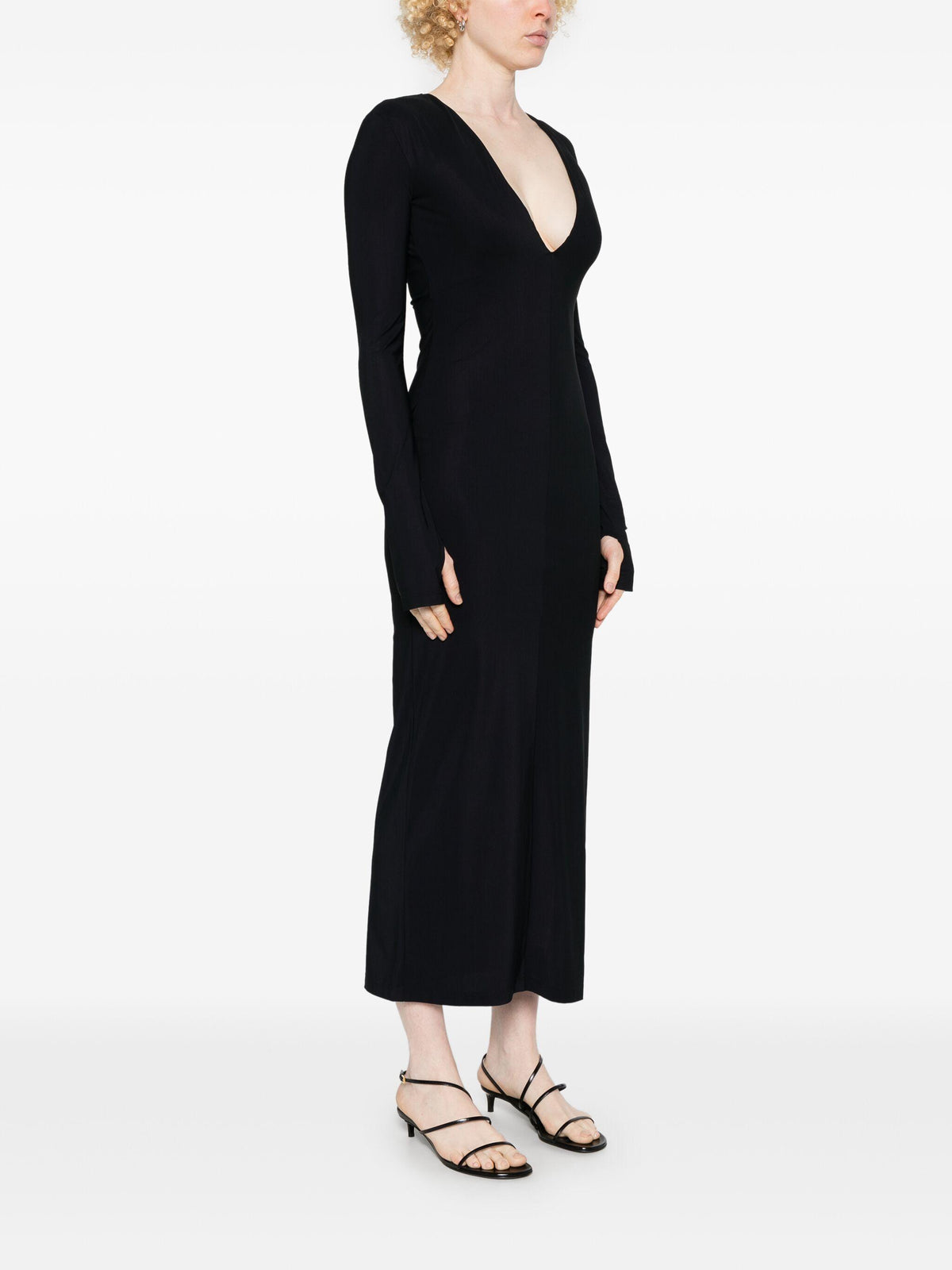 Maison Margiela Long Sleeve Midi Dress