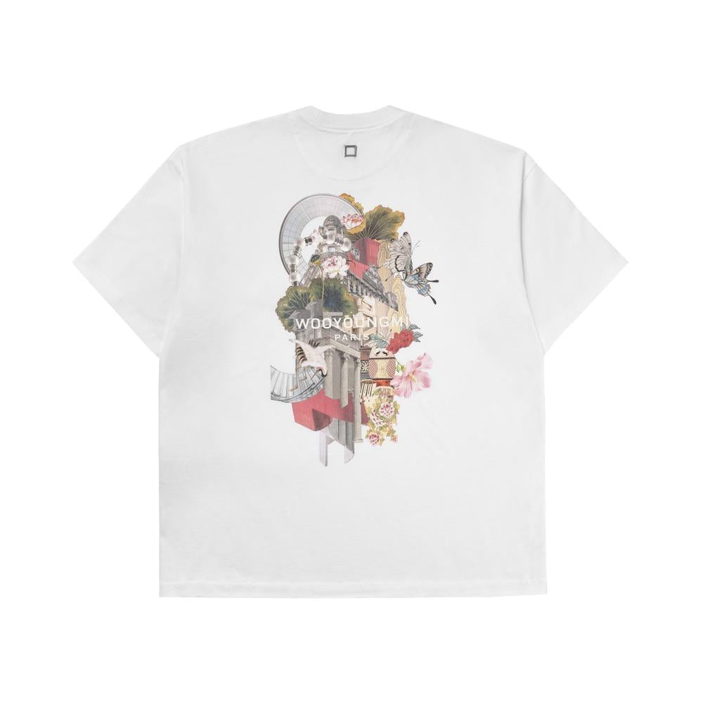 WOOYOUNGMI City Graphic T-Shirt White Men’s