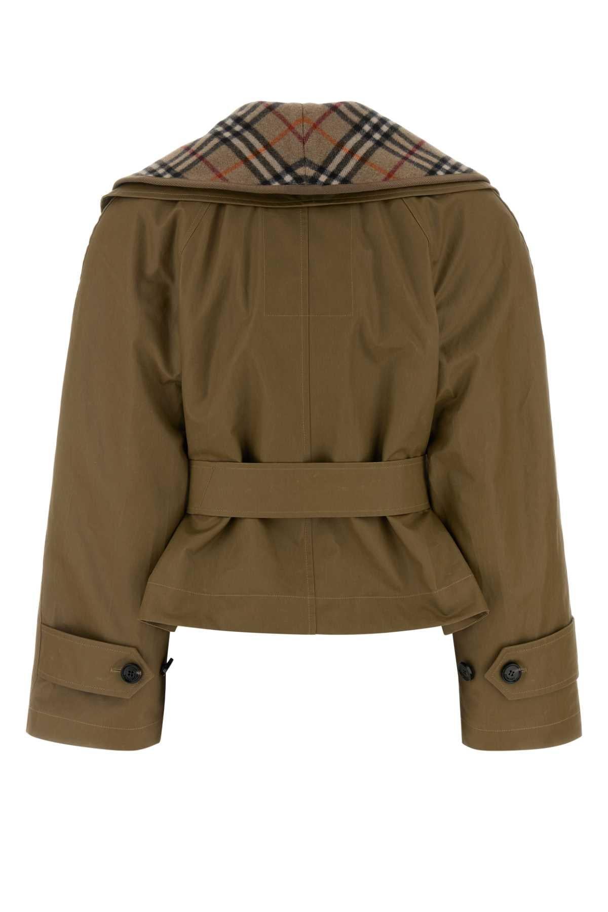 BURBERRY Black Wool Blend Tailored Jacket