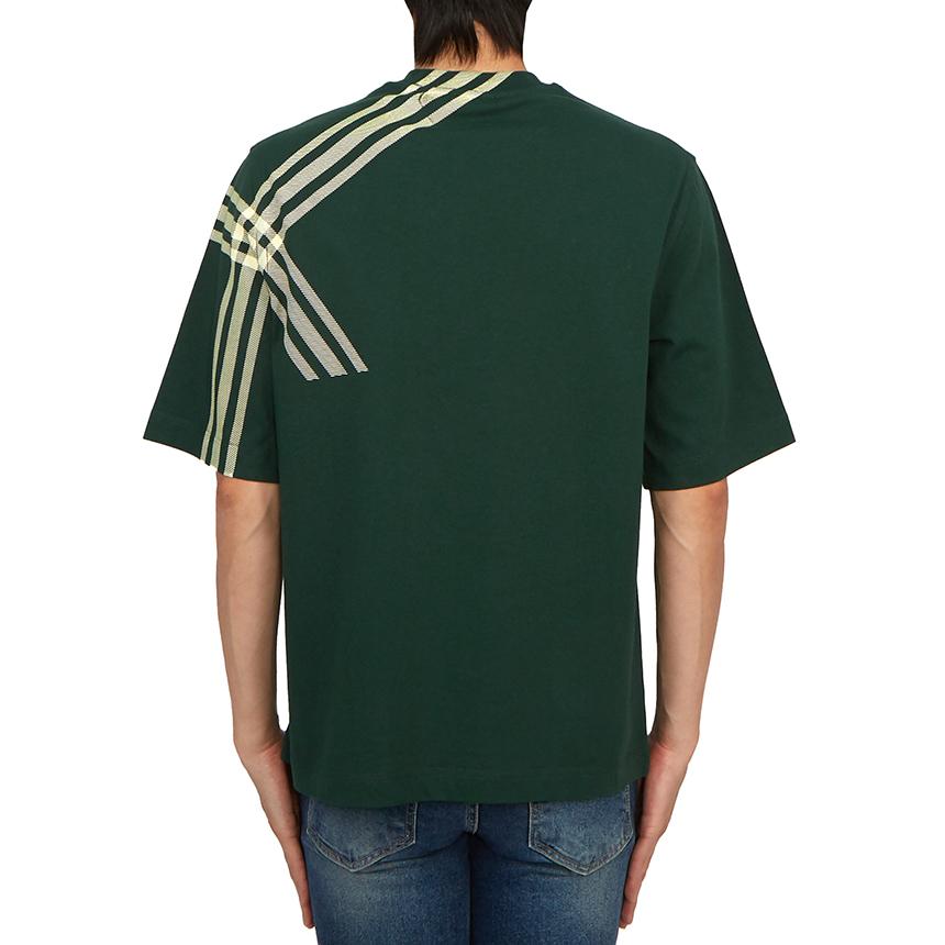 BURBERRY Men’s Graphic Short Sleeve T-Shirt Black Cotton