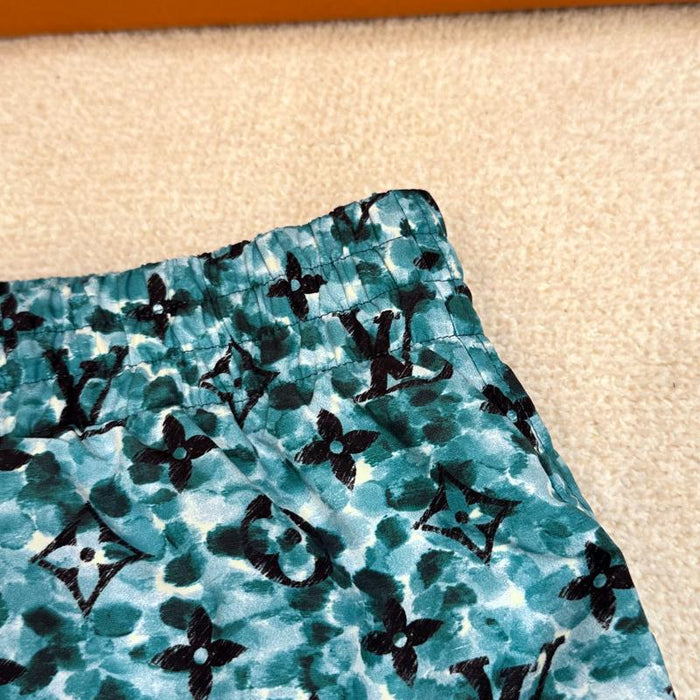 Louis Vuitton Printed Nylon Swim Shorts Blue Men’s