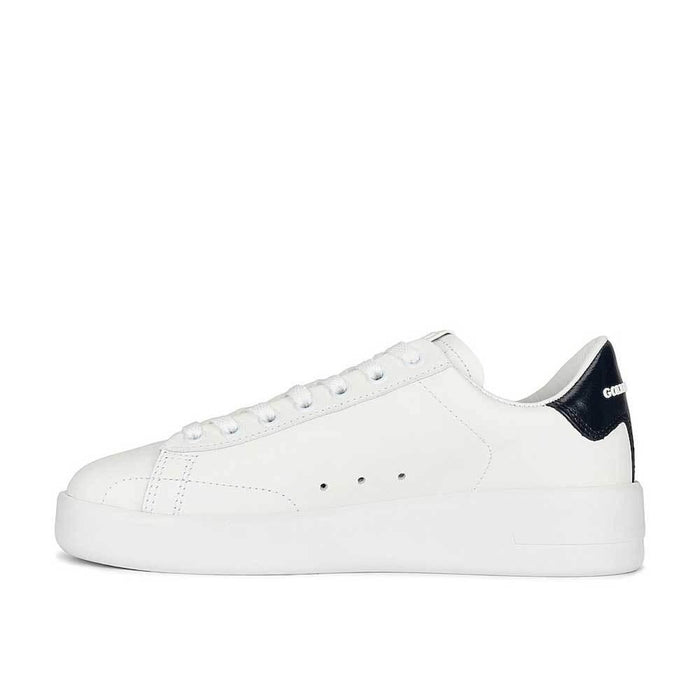GOLDEN GOOSE White Shiny Heel Tab Women's Low Top Sneakers