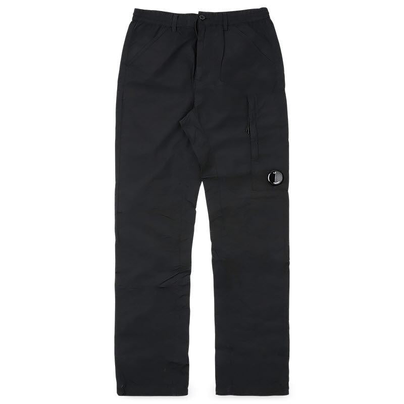 CP Company Men’s Mid-Rise Lens Patch Cargo Pants Black 20CMPA129A 005991G 999