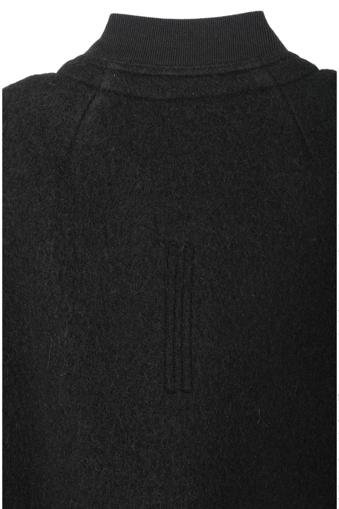 Rick Owens Men's Black Oversized Flight Bomber Jacket RU02B2795 WF 09