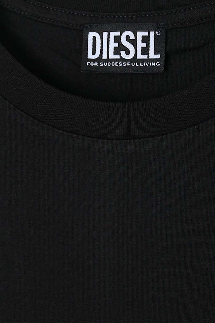 DIESEL Black Short Sleeve T-Shirt Unisex