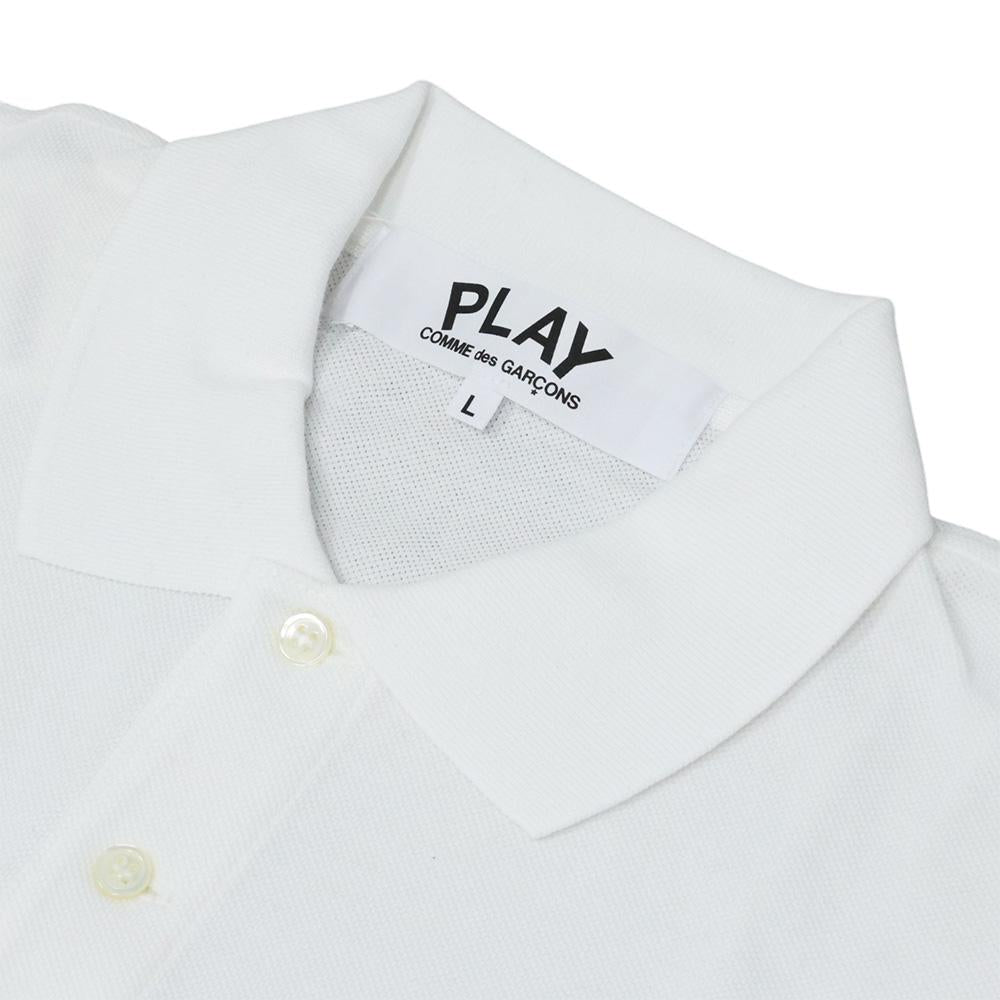 Comme des Garcons Black Logo Patch Men’s Short Sleeve Polo Shirt